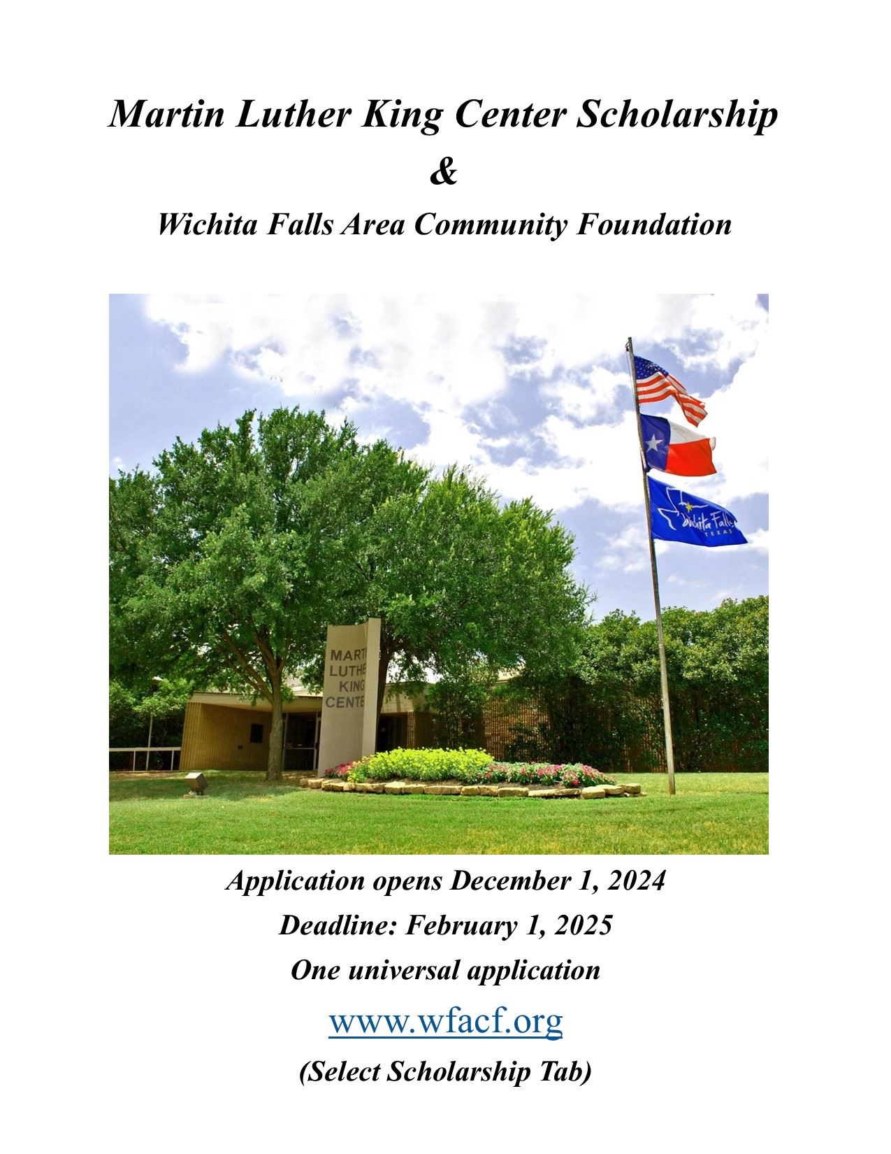 MLK Scholarship Flyer 2025