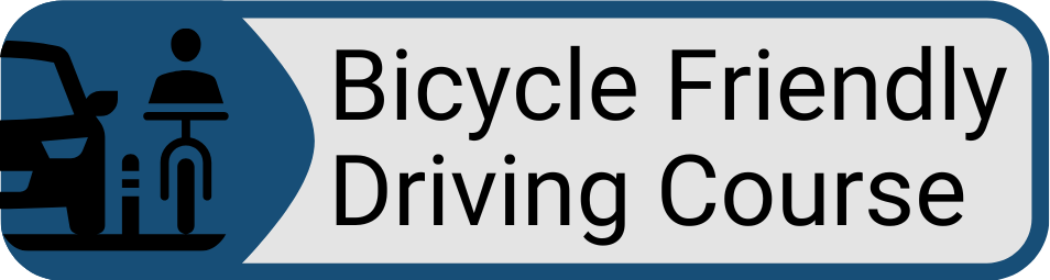 Button Bicycle Friendly Driving