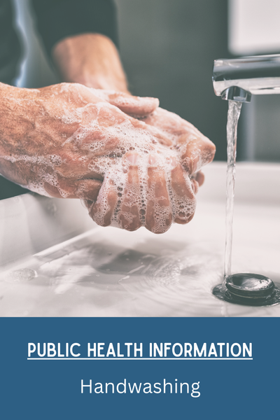 Public Health Information Handwashing Button