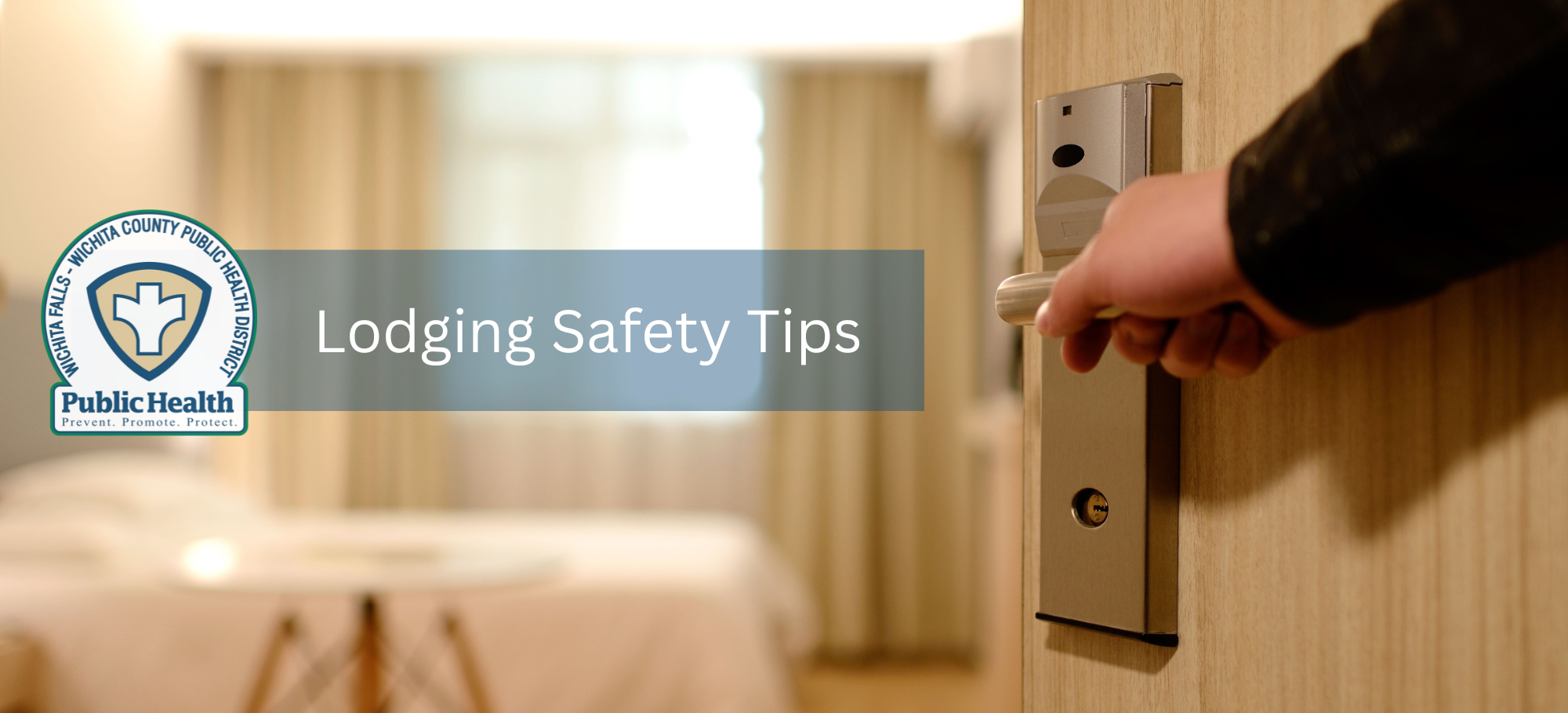 Lodging Safety Tips Banner Only