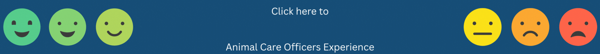 ACOs Tell us how we are doing banner button