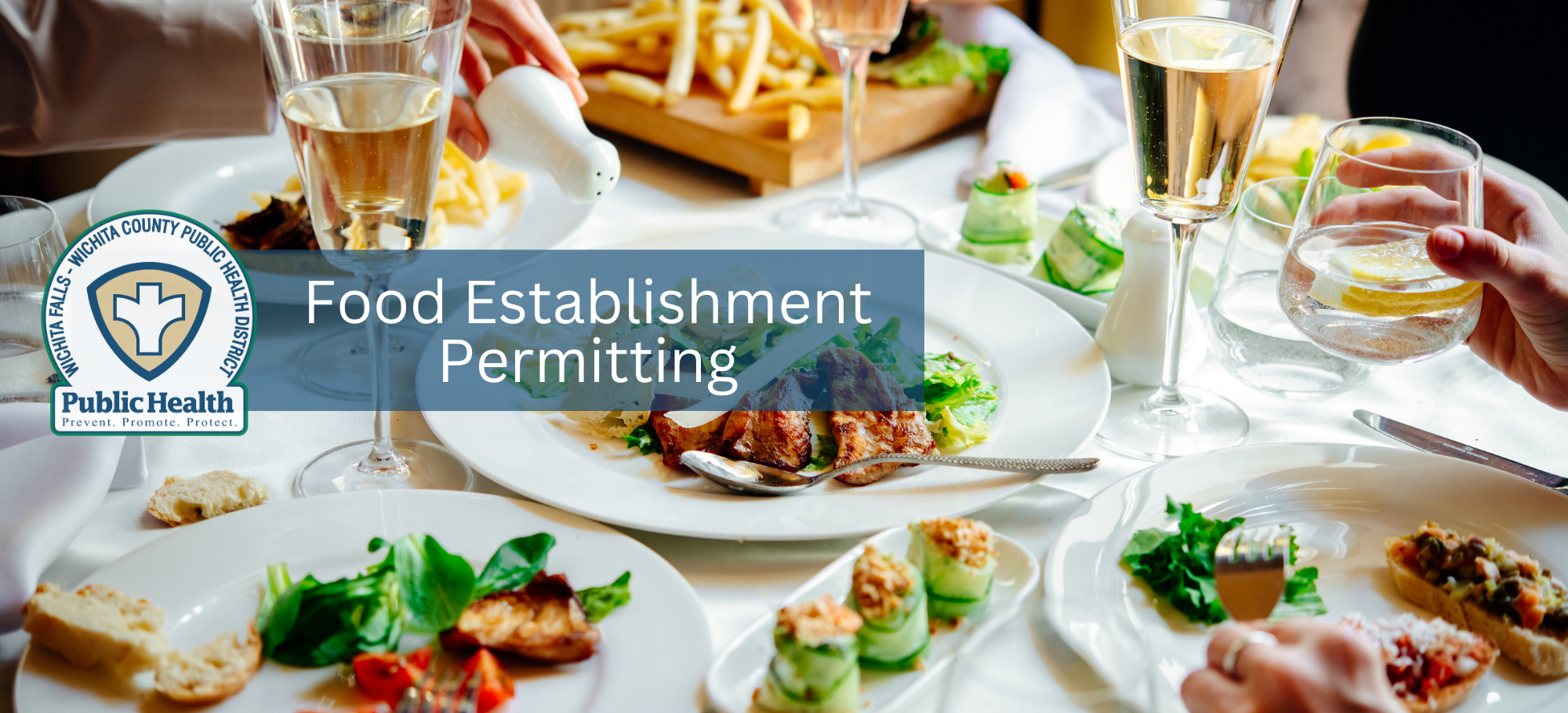 Food Establihsment Permitting Landing Banner